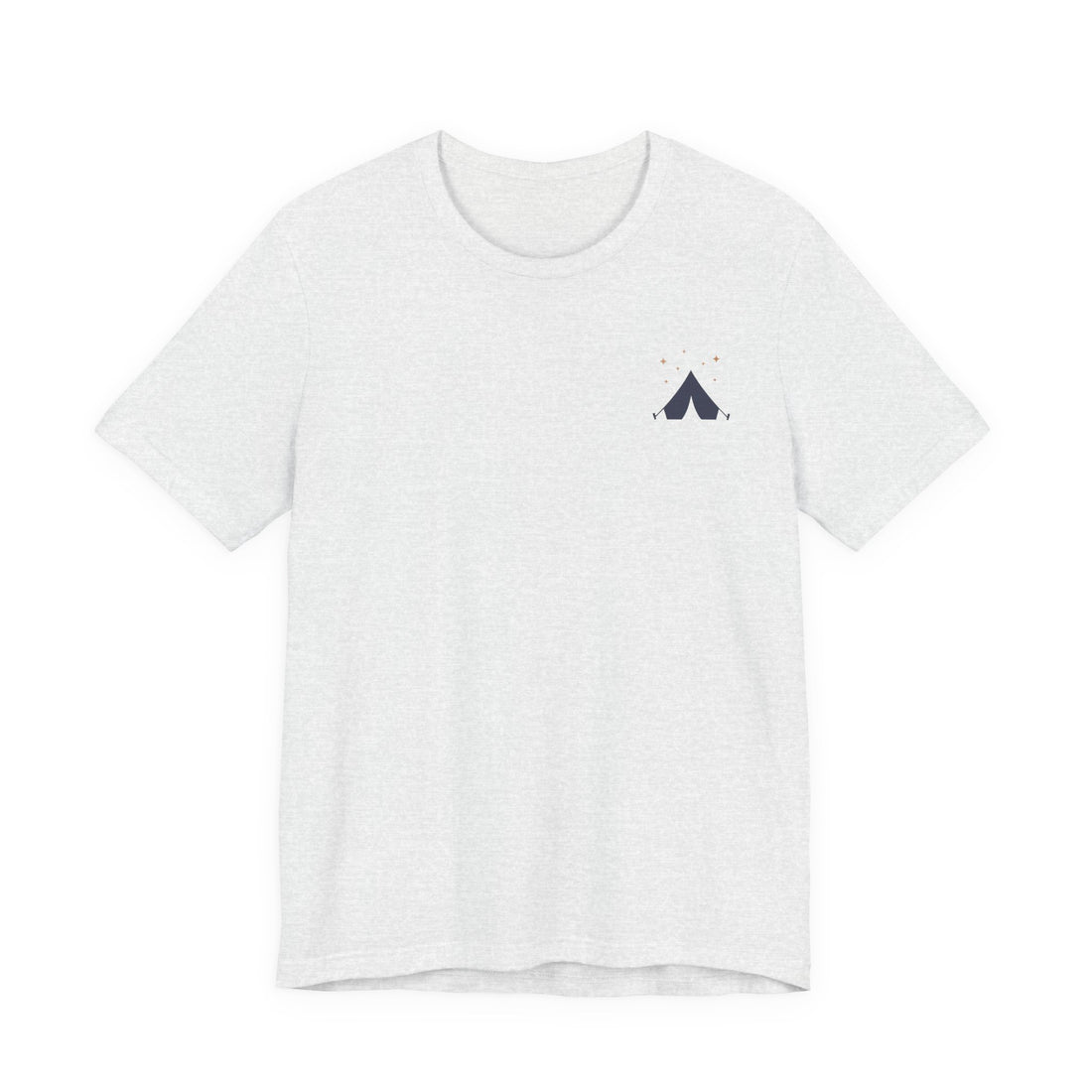 Camp Tent Pocket Tee — Minimalist Outdoor Camping T‑Shirt