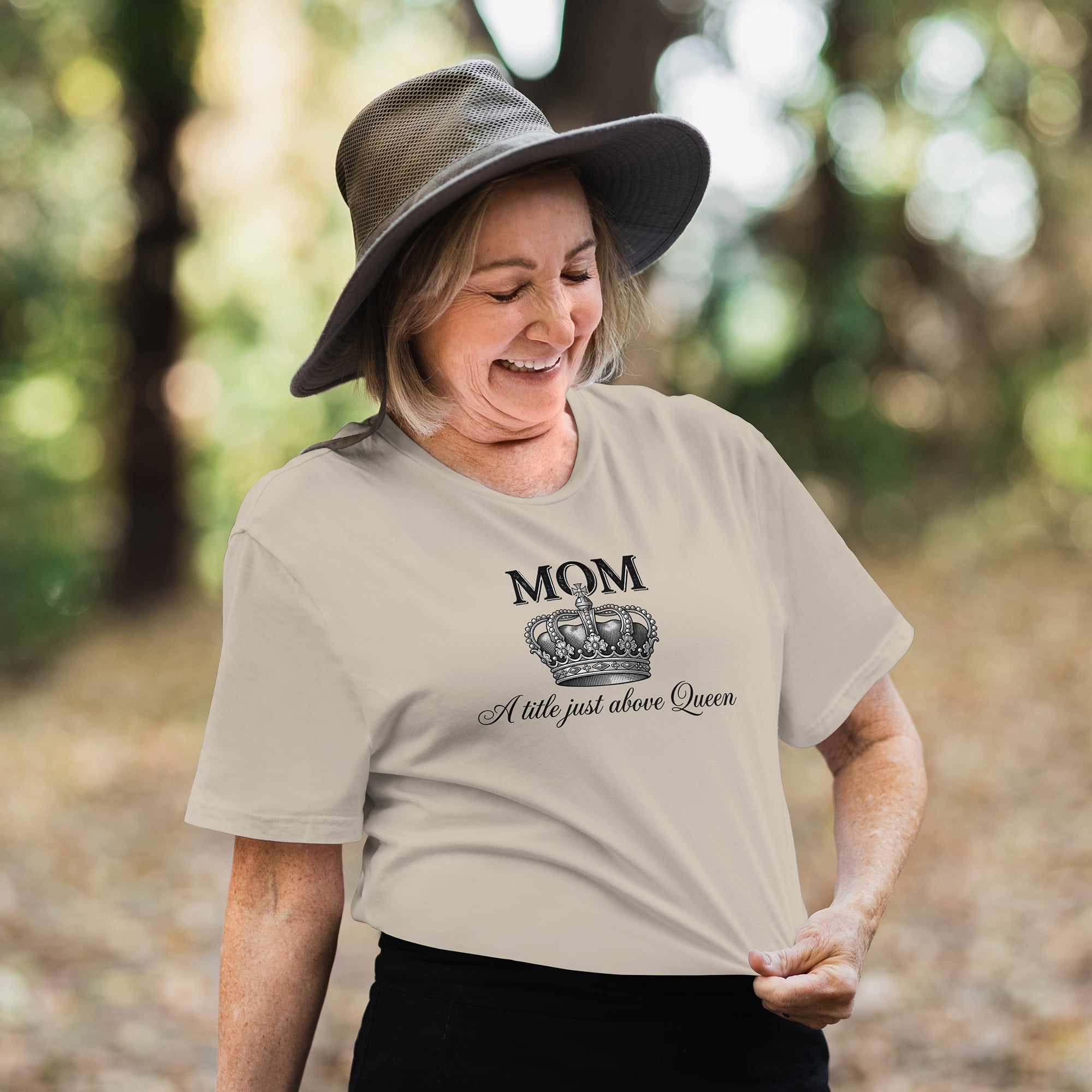 Mom A Title Just Above Queen T-Shirt – Elegant Mother’s Day Gift