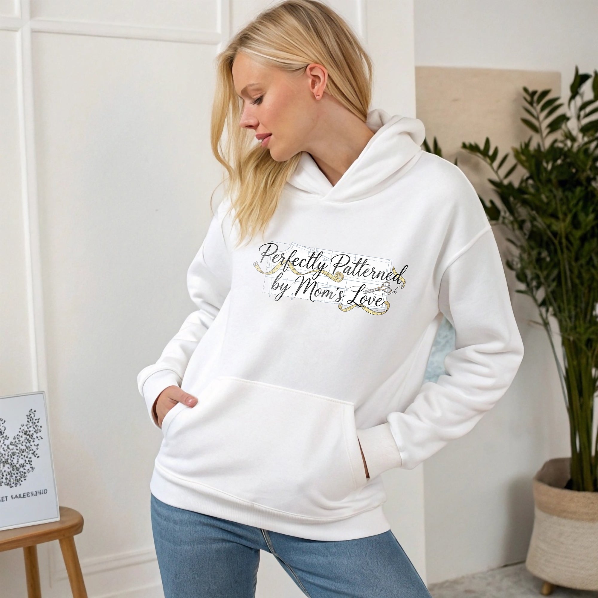 Perfectly Patterned by Mom’s Love Hoodie – Crafty Mom Gift