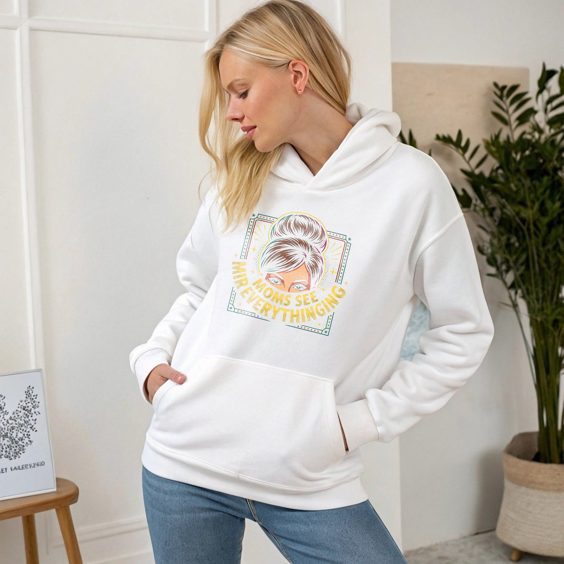 Mom Sees Everything Hoodie – Funny Mom Life Gift