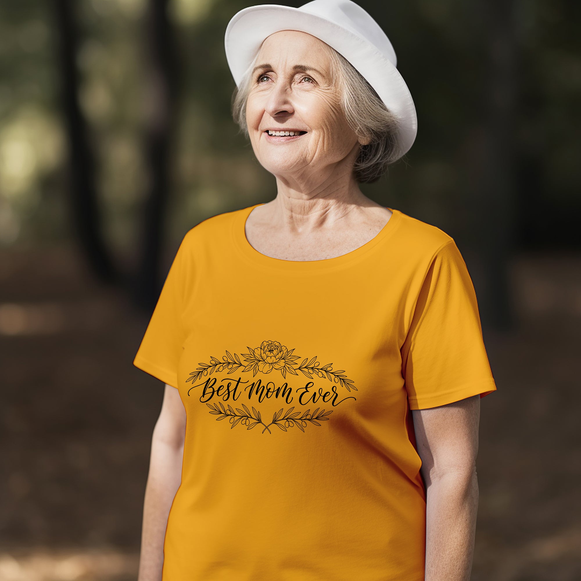 Best Mom Ever Floral Graphic T-Shirt – Cute Mother’s Day Gift