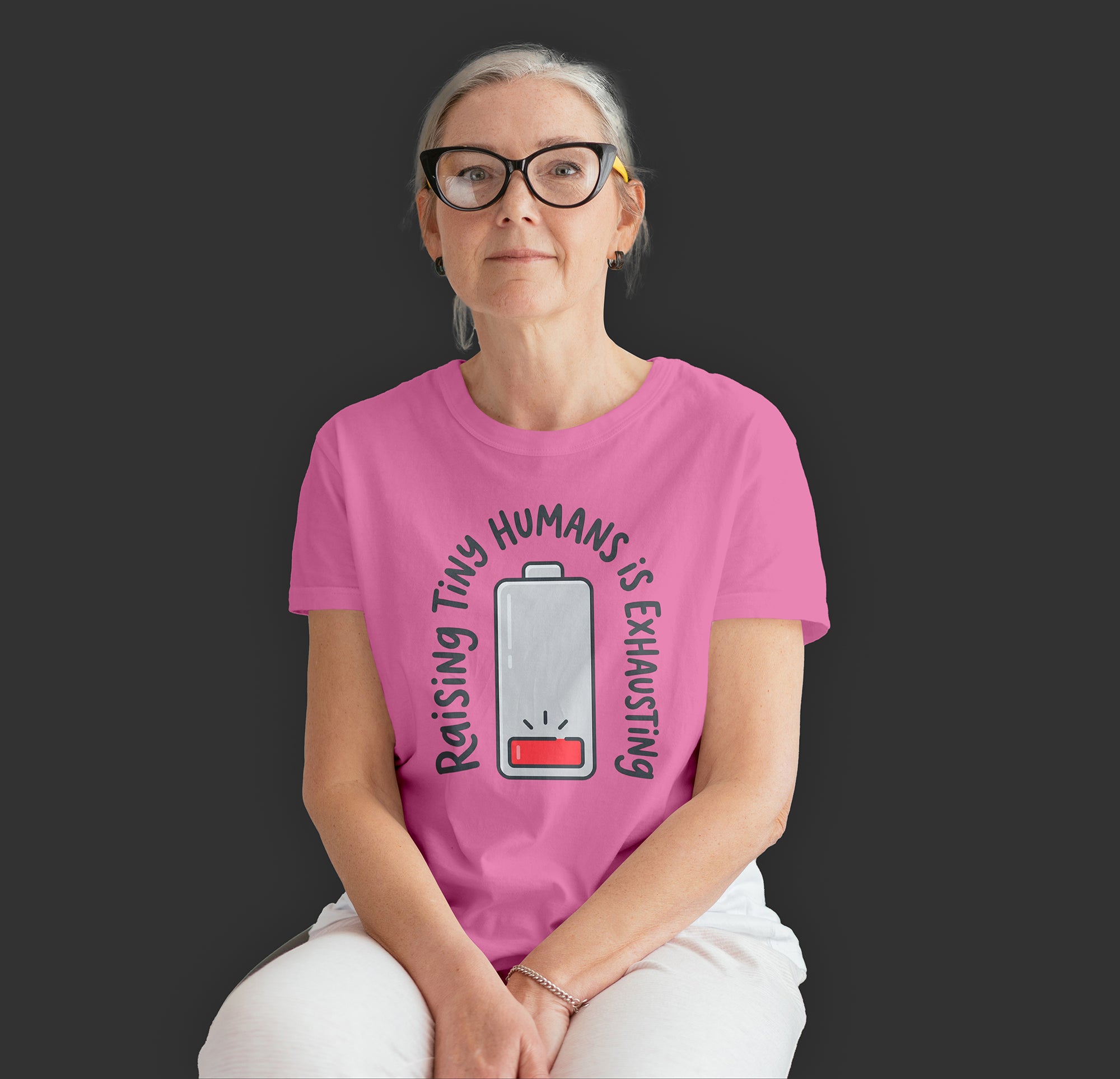 Raising Tiny Humans Is Exhausting T-Shirt – Funny Mom Life Gift
